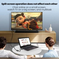 VGA to HDMI Adapter VGA to HDMI Converter VGA Male to HDMI Female with 3.5MM Audio Jack Full HD 1080P for Connecting Monitor PC Laptop Computer Desktop HDTV Projector DVD Office Meeting