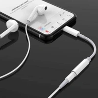 White iPhone Lightning Adapter to 3.5mm Jack Converter Headphone/Earphone Jack Adapter Phone Converter (IPhone7, 8, X, XS, XR, 11, 11 Pro Max, 12, 12 Pro Max, 14, 14 Pro Max)