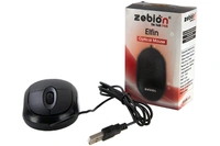 Zebion Elfin USB Mouse with Latest Optical Technology, 800 DPI Resolution, Ergonomic Design, Smooth Low-Friction Movements and Comfy Palm Fit