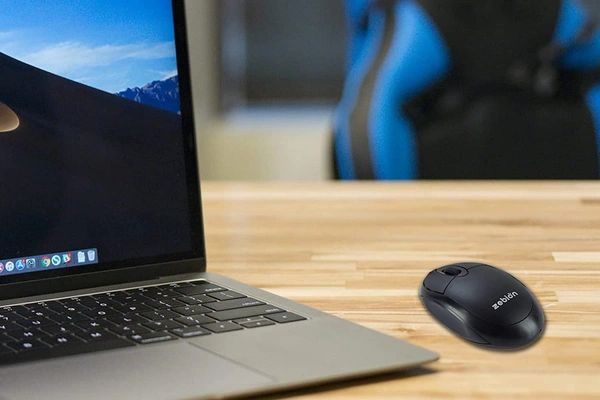 Zebion Elfin USB Mouse with Latest Optical Technology, 800 DPI Resolution, Ergonomic Design, Smooth Low-Friction Movements and Comfy Palm Fit