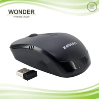 Zebion Wonder wireless Mouse, with 4G wireless technology, extra smooth gliding, has Nano Receiver with upto 10M range, 8G Acceleration Sensor, Automatic Sleep State, Supports All Win OS, 1YR Warranty