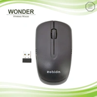 Zebion Wonder wireless Mouse, with 4G wireless technology, extra smooth gliding, has Nano Receiver with upto 10M range, 8G Acceleration Sensor, Automatic Sleep State, Supports All Win OS, 1YR Warranty