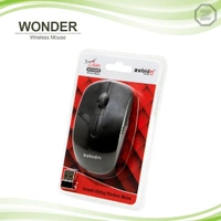 Zebion Wonder wireless Mouse, with 4G wireless technology, extra smooth gliding, has Nano Receiver with upto 10M range, 8G Acceleration Sensor, Automatic Sleep State, Supports All Win OS, 1YR Warranty