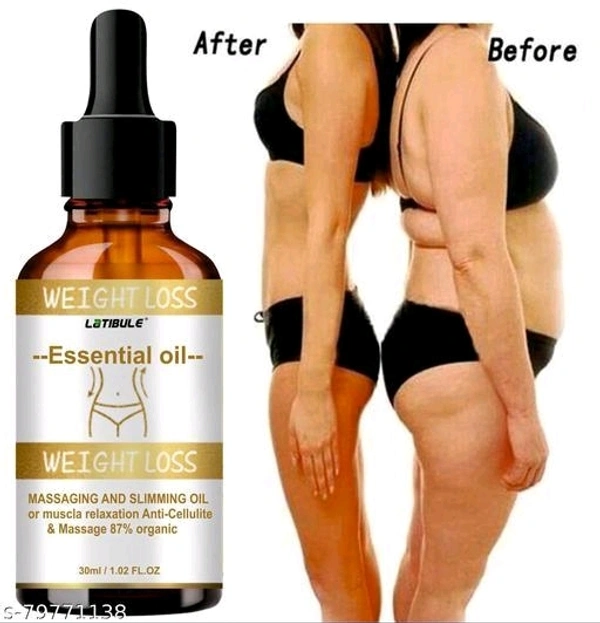 Fat Burning Massage Oil 💯 Organic Made With Natural Ingredients 