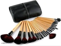 Organic India Make Up Brush Kit With Free Leather Kit