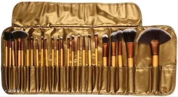 Organic India Make Up Brush Kit With Free Leather Kit