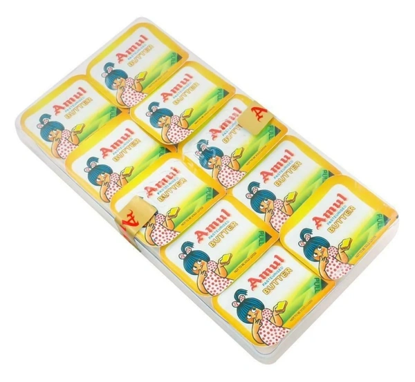 Amul School Pack Butter 100 g (Pack of 10)