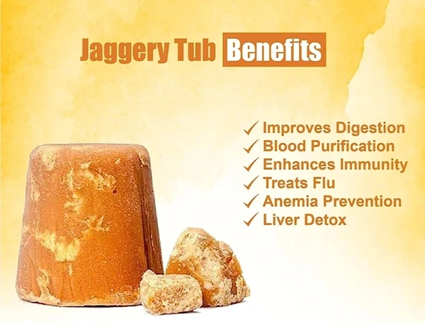 Fresh Sugarcane Jaggery, (गुड़) Desi Gud  200gm