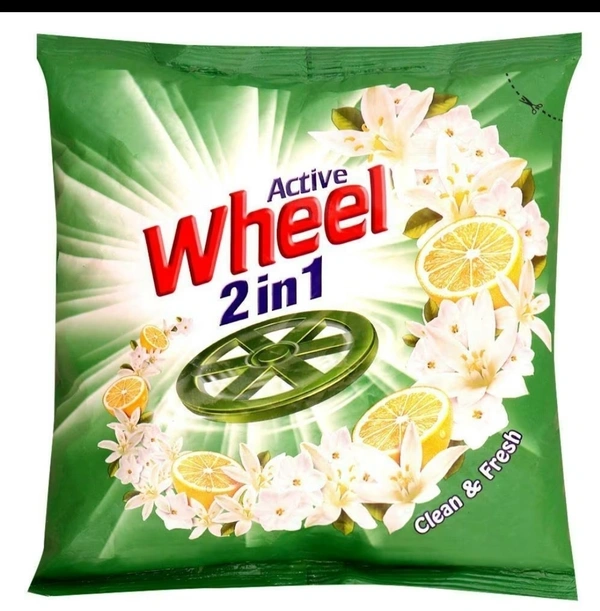 Active Wheel Green Lemon & Jasmine Detergent Powder 500 g