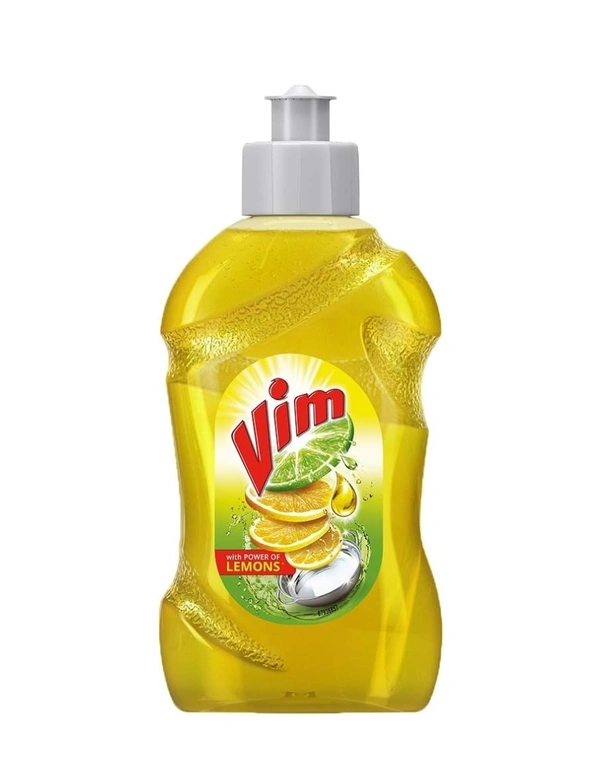 Vim Dishwash Liquid Gel Lemon 250 ml Bottle