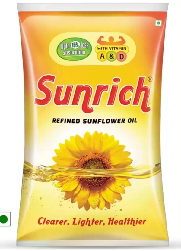 Sunrich Redined Sunflower Oil 1 Ltr