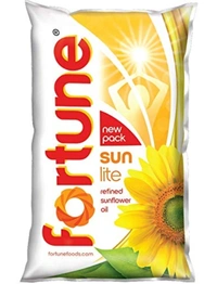 Fortune Sunlite Refined Sunflower Oil - 1 ltr