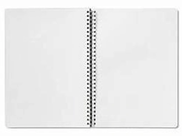 SPIRAL WHITE  BLANK PAGE  - 210*295