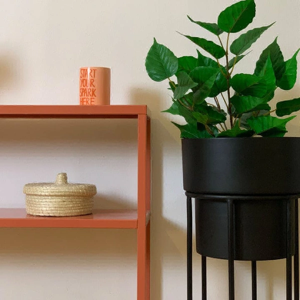 UVESH QADRI Double Ton Berlin Planter Stand Set Of 2