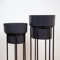 UVESH QADRI Double Ton Berlin Planter Stand Set Of 2