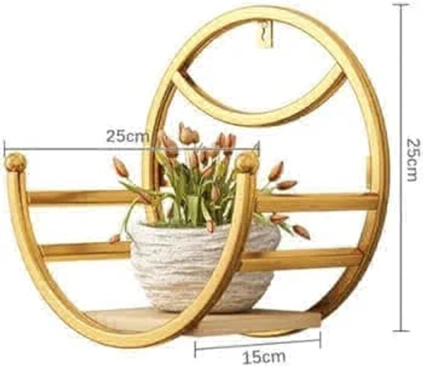 UVESH QADRI Flower Stand Diwar Stand Flowers Set Of 3
