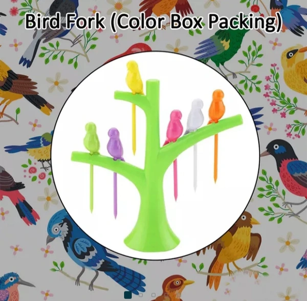 Bird Fork Color Box Packing Random Color
