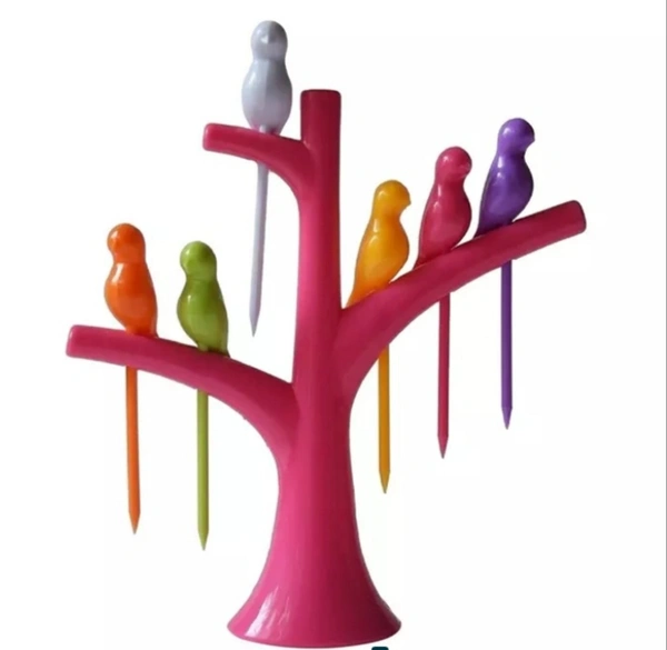 Bird Fork Color Box Packing Random Color