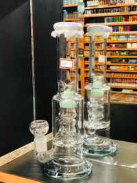 Percolator Glass Bong 16nch Percolator Heavy Glass Bong