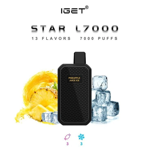 I GET STAR L 7000- Pineapple Juice Ice - Black