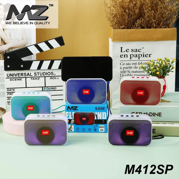 MZ  Mz M412 Speaker Multi Colour Disco LED Speaker 