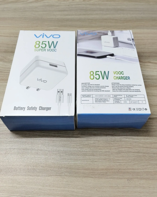 Vivo Super Vooc 85w Usb Charger ( Type-c )