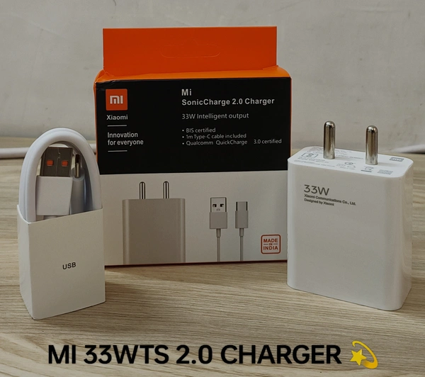 Mi Xiomi 33w Intelligent Output Charger ( Type-c Cable 3A )