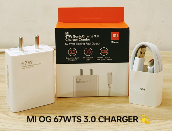 Mi Xiaomi 67 Watt Blazing Fast Output ( Type-c Cable 6A )