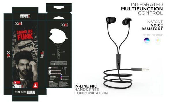 Boat Bass Heads 100 Wired Earphone 