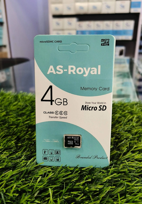 As-Royal 4GB Memory Card ( 1 Year Warranty )