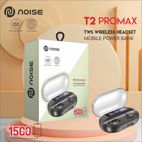 New Tws T2 Pro Max With Power Bank Big Display