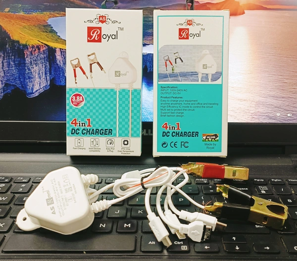 AS Royal 4in1 DC Charger (3.8Amp Output)