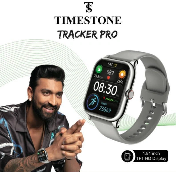TimeStone Tracker Pro Series Smart Watch (6 Month Warranty) Best Quality 