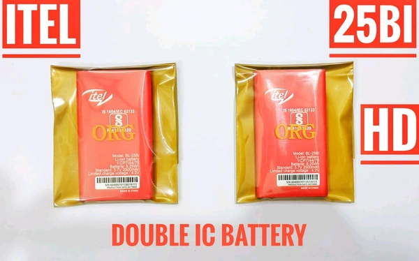 Itell 25Bi Double Ic Polly Pecking Mobile Battery(6 Month Warranty)Best Quality 