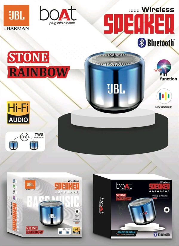 JBL Stone Rainbow 🌈 Og (With MMC Slot) Quality Metal Speaker 