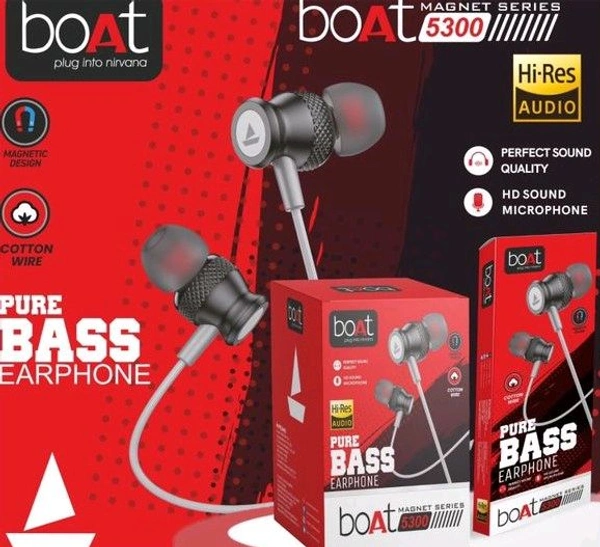Boat 5300 Pure Bass Earphone With Magnet Series 