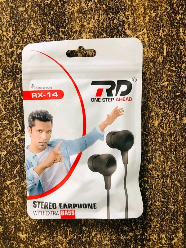 RD  New 100% Og Sound Extra Bass Earphone Rx-14 Limited Stock 