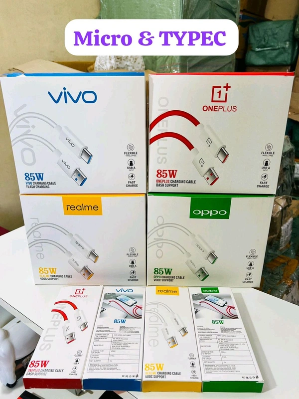 OPPO, Vivo, Sam. , Mi Mix 85w Usb To Type-c Og Cable 