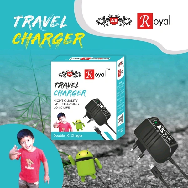 Royal V8  Travel Charger High Quality Fast Charging 