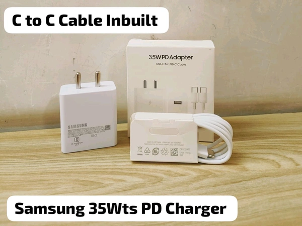 Samsung 35W PD Dual Port Super Fast Charging Power Charger (USB-C And USB-A Port)