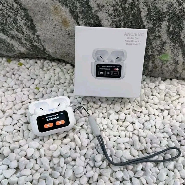Airpods Pro 2 Display (Second Generation Anc & Enc Working) White Colour 