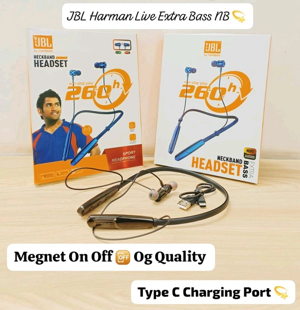 JBL Harman Live Megnet On Off 📴 (Type C Port, Double Pecking) Nackband 