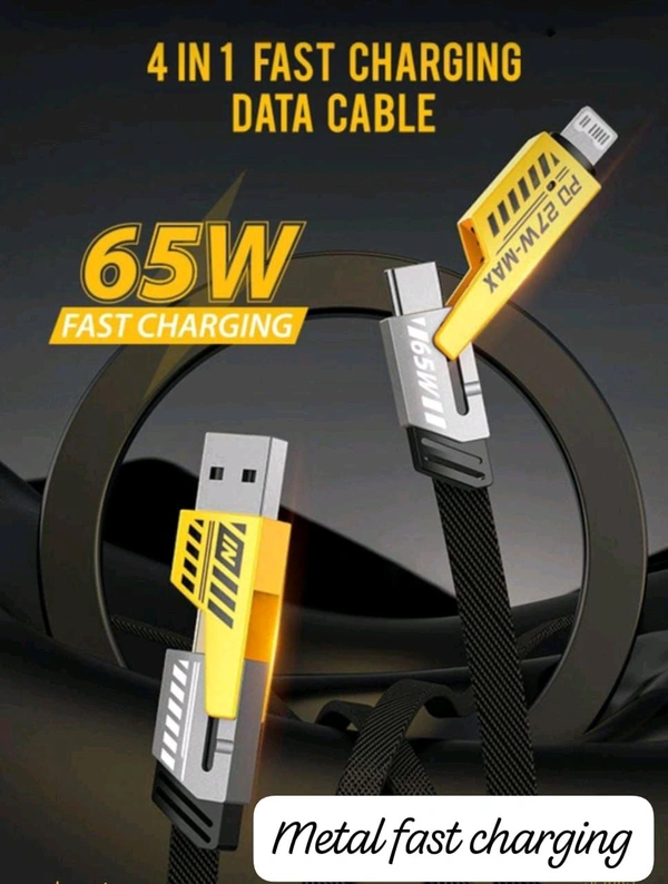 4in1 65w Fast Charging Data Cable (27w - max PD)