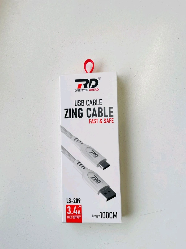 RD Ls-209 3.4a Fast And Safe Type-c Charging Cable