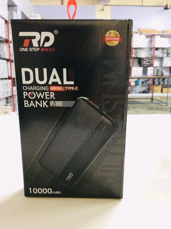 RD  New Dual USB Power Bank 10000 mah With 6 Month Warranty 