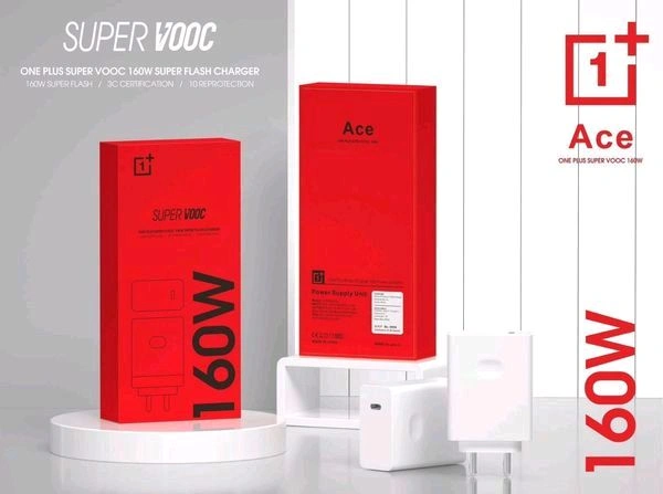OnePlus Super Vooc 160w Super Flash Charger With C To C Cable 