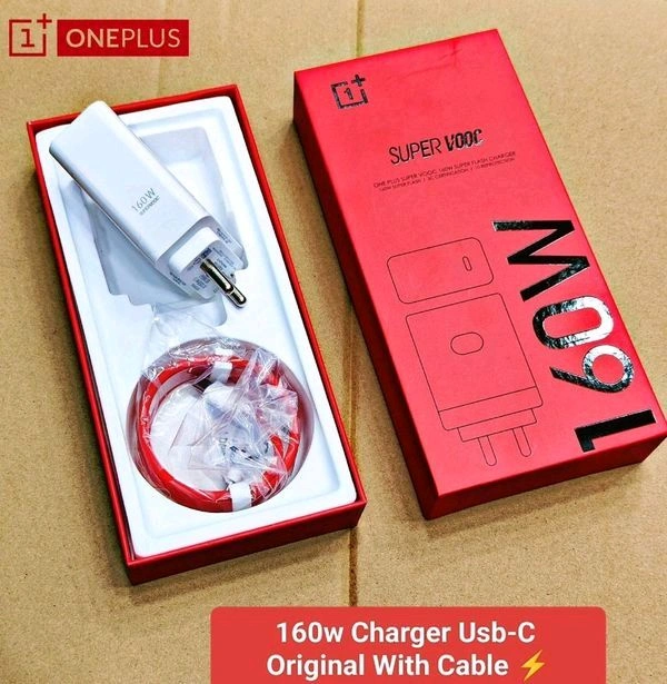 OnePlus Super Vooc 160w Super Flash Charger With C To C Cable 