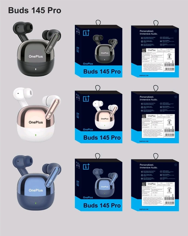 One Plus Airdopes B-145 Pro Og Premium Quality Earbuds (Type C Charging Port)