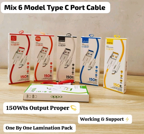 Mix 6 Model 150Wts Output Usb To Type C Port (Proper Working & Support) - Oppo