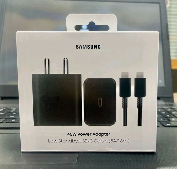 New Care Og Samsung 45w Fast Charger Type-c Port with C To C Cable 2m